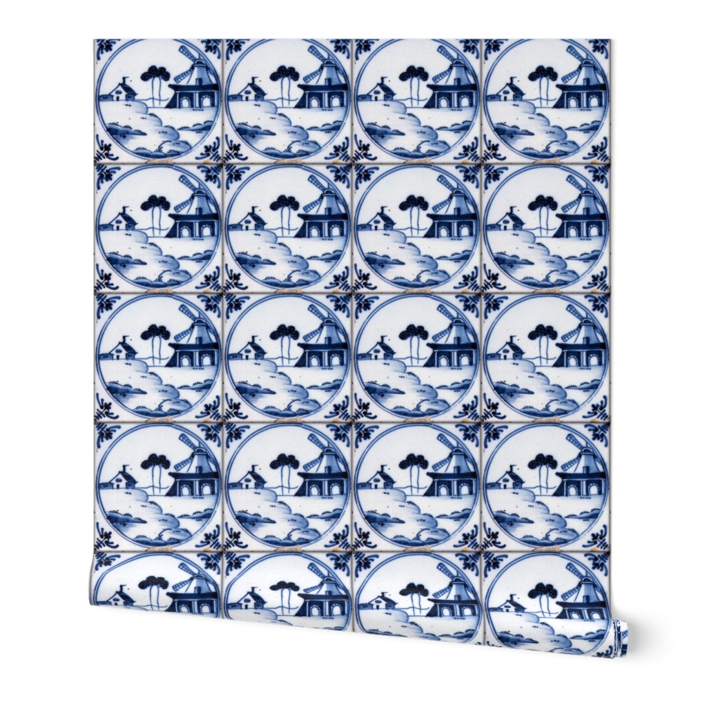 Blue & White ~ Dutch Tile