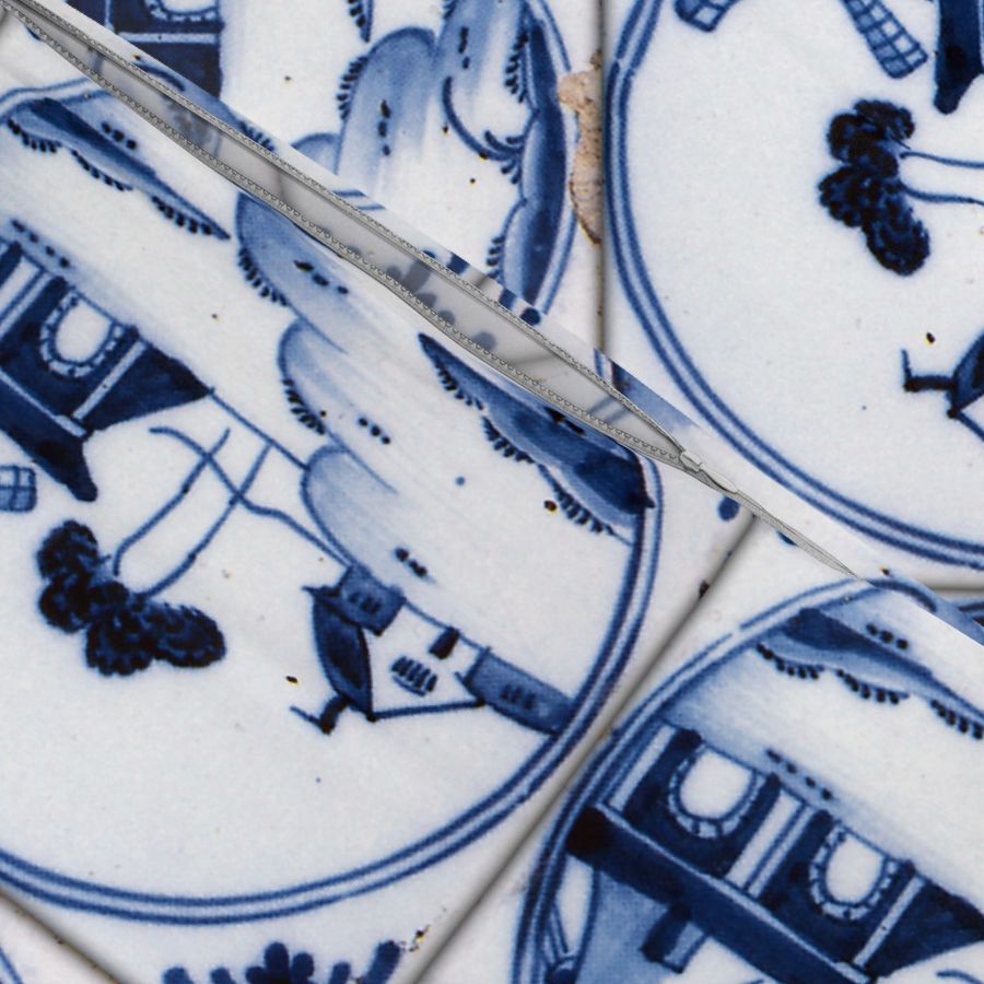 Blue & White ~ Dutch Tile