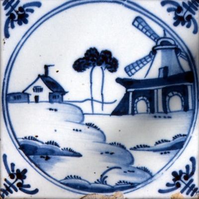 Blue & White ~ Dutch Tile