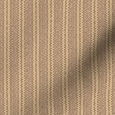 Brown Wheat Zigzag Stripe Vertical © Gingezel™
