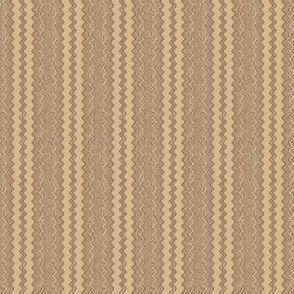 Brown Wheat Zigzag Stripe Vertical © Gingezel™