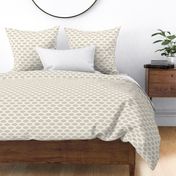 Linen and Ivory Ikat Dot