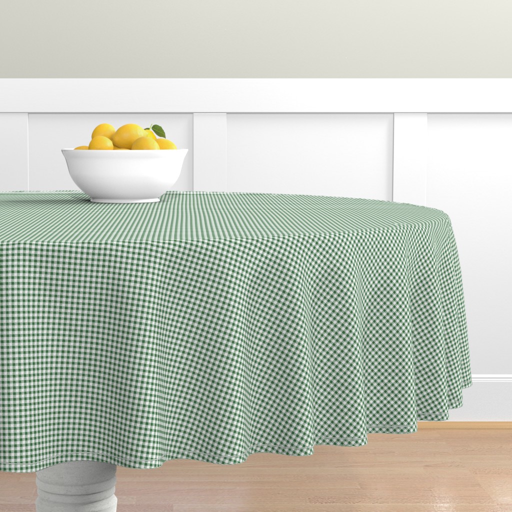 Gingham in Green
