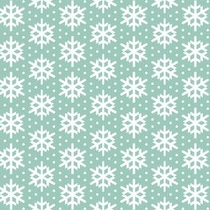 02390877 : winter bird snow (aqua)