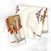  Thanksgiving Turkey Tea Towel