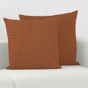 sun-warmed copper and brown gingham, 1/4" squares 
