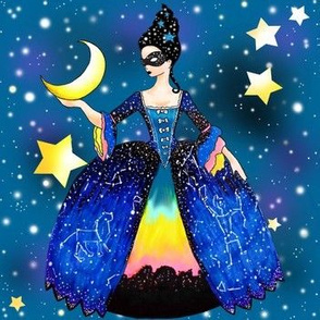The Queen of Night hangs the Moon