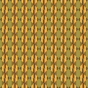 Olive green and gold abstract small scale 