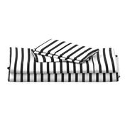 Black and White Stripes Horizontal