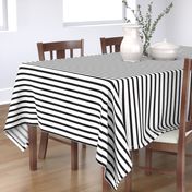 Black and White Stripes Horizontal