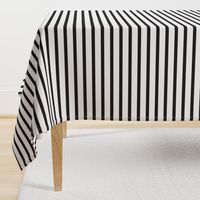 Black and White Stripes Horizontal