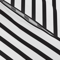 Black and White Stripes Horizontal