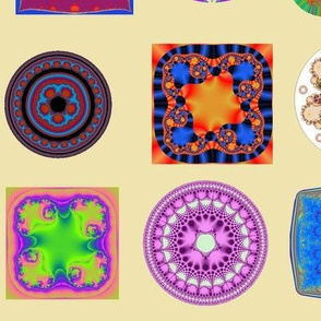 Fractal Doilies and Placemats