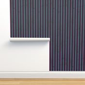 Distressed Purple and Teal Stripe (narrow)