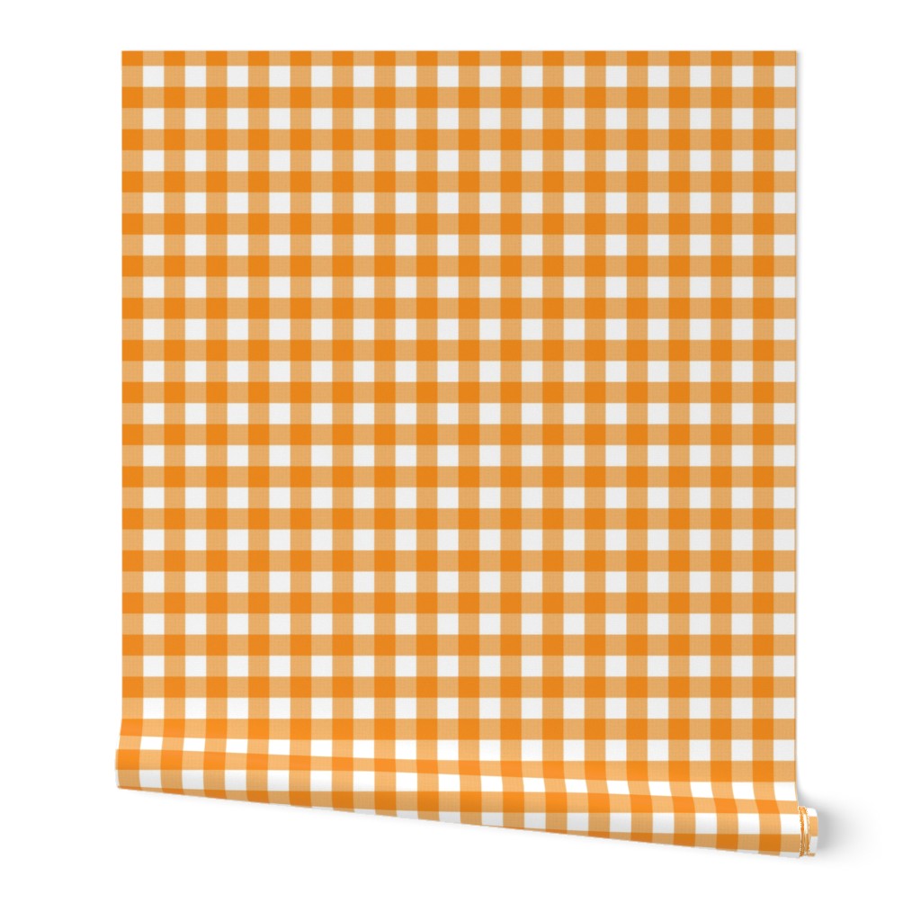 Gingham Check - Orange