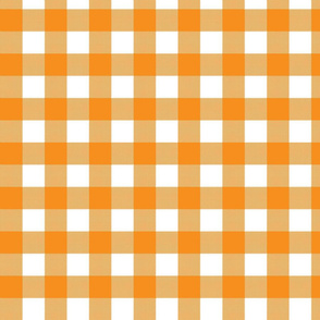 Gingham Check - Orange