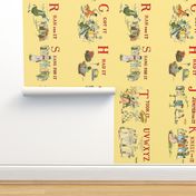 Kate Greenaway's "A Is For Apple" Border Print