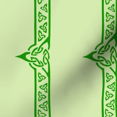 celtic ribbon 2 green