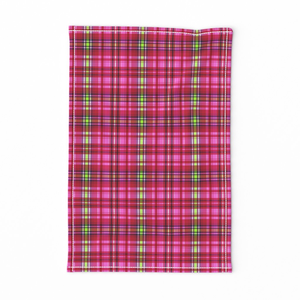 Pink Holiday Plaid