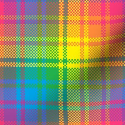 Rainbow Plaid 03