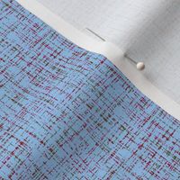 sky blue barkcloth 