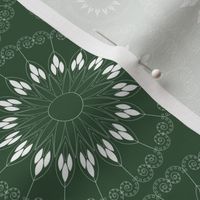 stylized flower pattern