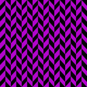 Small Purple Chevron Braid