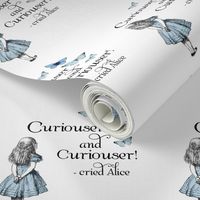 Alice in Wonderland Curiouser Blue