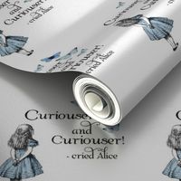 Alice in Wonderland Curiouser Blue