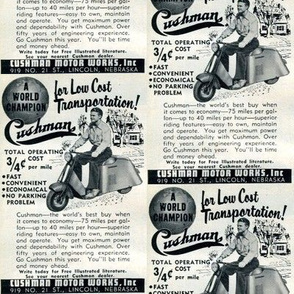 1952 Cushman Scooter Advertisement