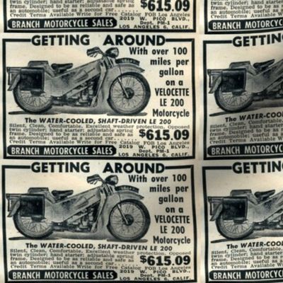 1952 Velocette LE 200 motorcycle advertisement