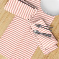 Perfectly Pinstripe in Coral // White 