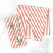 Perfectly Pinstripe in Coral // White 