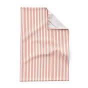 Perfectly Pinstripe in Coral // White 