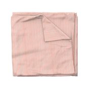 Perfectly Pinstripe in Coral // White 