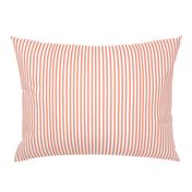 Perfectly Pinstripe in Coral // White 