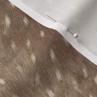Soft Deer Hide Fabric and Wallpaper in Taupe