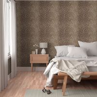 Soft Deer Hide Fabric and Wallpaper in Taupe