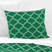 Lily Trellis in Preppy Green and Navy