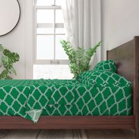 Lily Trellis in Preppy Green and Navy