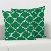 Lily Trellis in Preppy Green and Navy