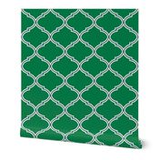 Lily Trellis in Preppy Green and Navy