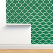 Lily Trellis in Preppy Green and Navy