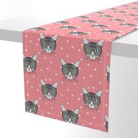 Polka Cats Pink