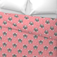 Polka Cats Pink