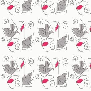 Paper Poppies Grey