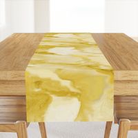 Large Scale Watercolor in Citrine Glow