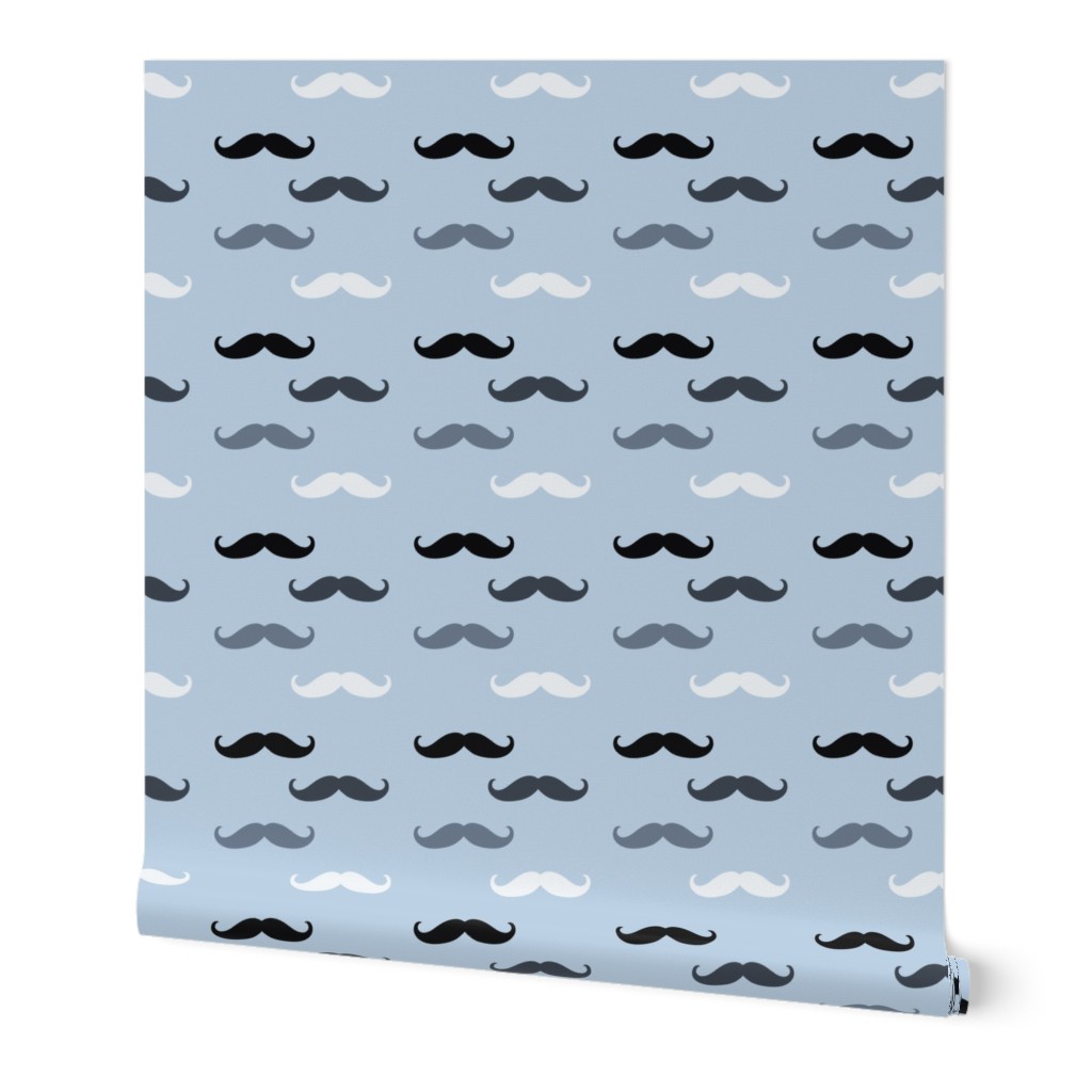 Blue Mustaches