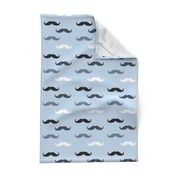 Blue Mustaches