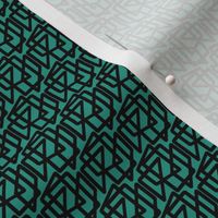 geometric_for_shoe_contest_black_on_teal